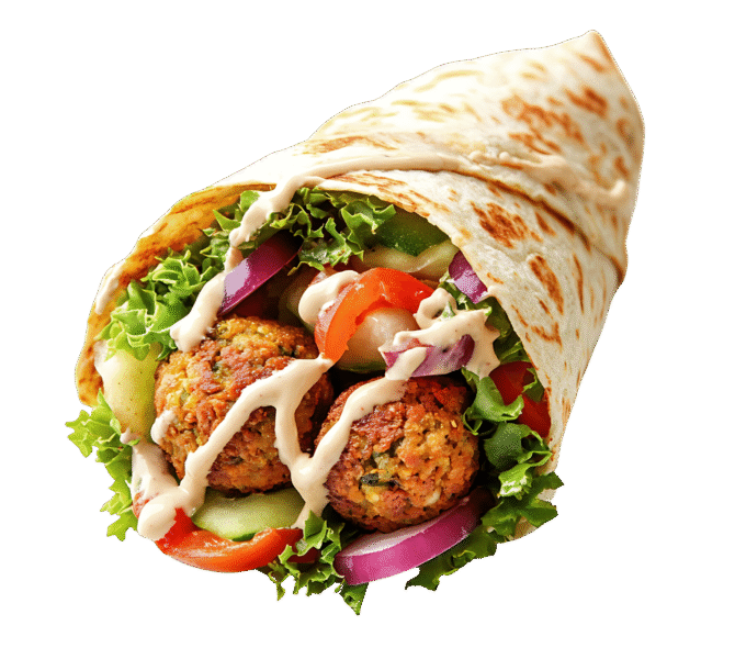 falafel wrap falafel wrap